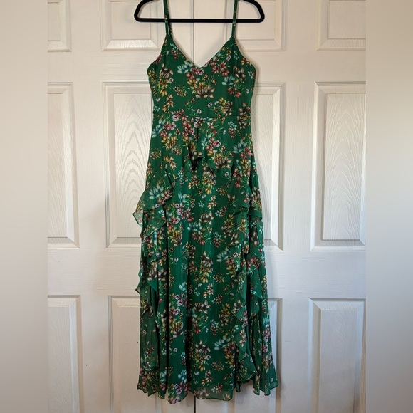 😍 Metallic Floral V-Neck Sleeveless Maxi Dress - Picture 11 of 15